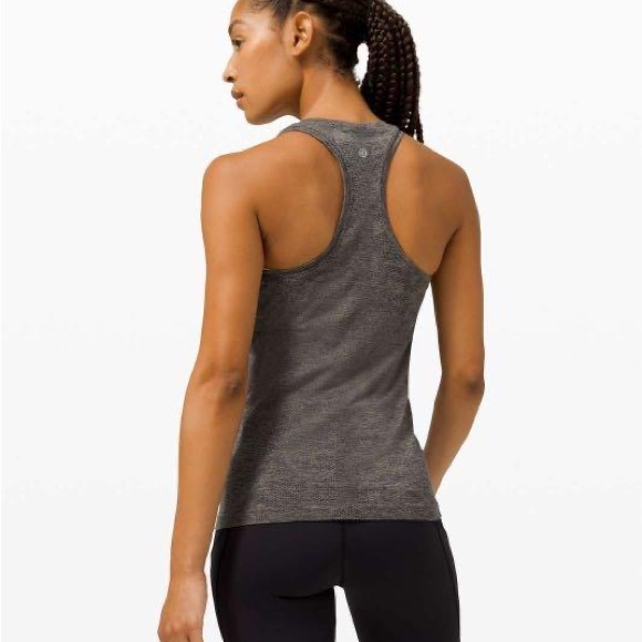 Lululemon Swiftly Tech Racerback 2.0 Grey/Black Tank Women’s Size 6 - Picture 10 of 11